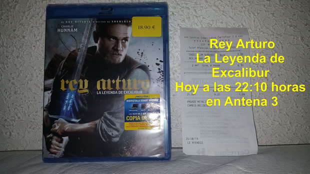 La Leyenda de Excalibur + ¿Qué nota le dais a esta peli? + Hoy 07-01-2021 a las 22:10 h en Antena 3