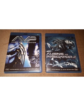 Mi colección de Alien Vs Predator. ¿Cuál es vuestra escena favorita de estas pelis?