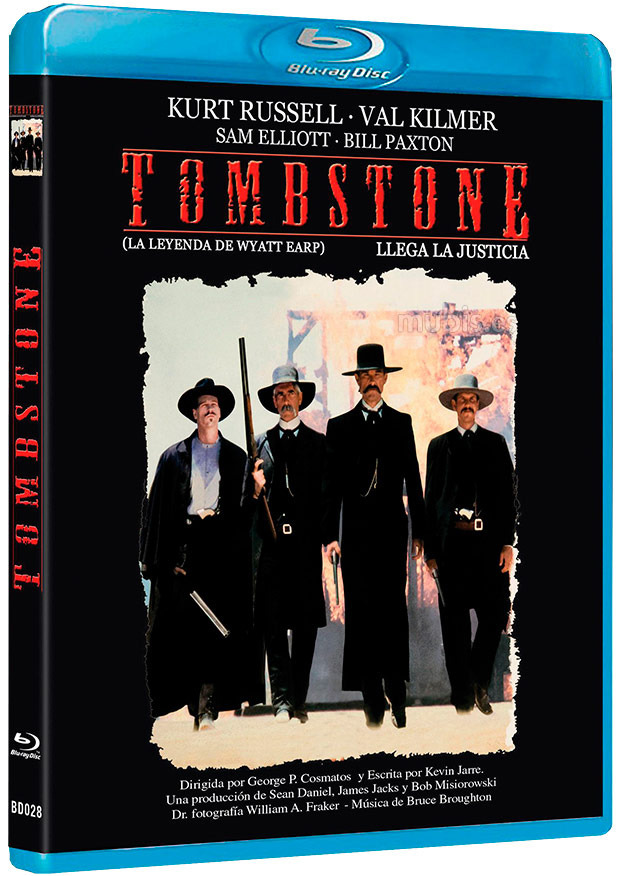 Tombstone: La Leyenda de Wyatt Earp. ¿Alguna edición extranjera con Castellano de esta película?