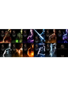 Mortal Kombat. Primer vistazo a los personajes protagonistas.
