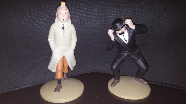 Tintín y Hernández: Figuras de Tintín