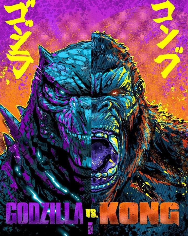 Godzilla Vs Kong. Poster.