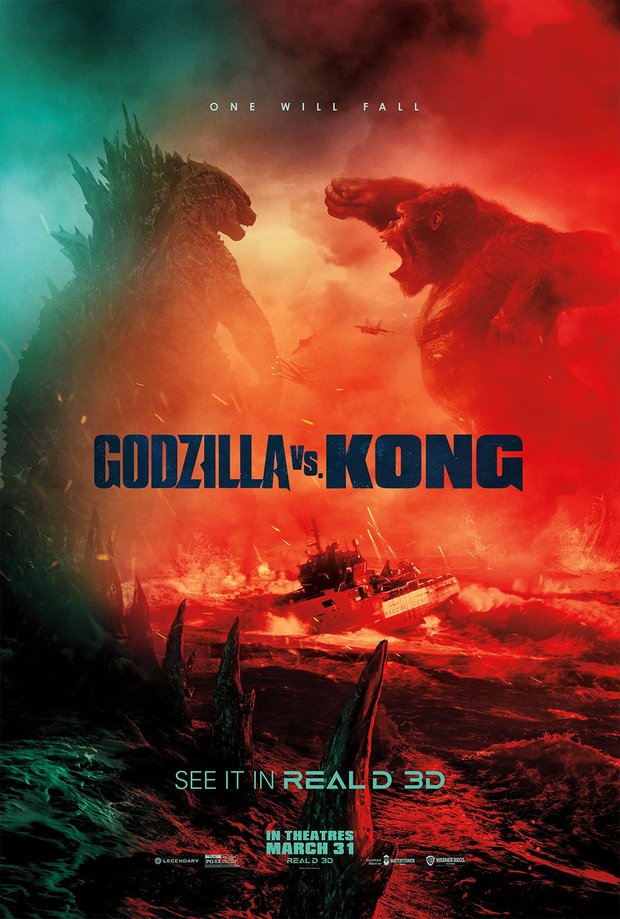 Godzilla Vs Kong. Poster 3D