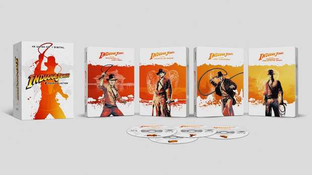 Indiana Jones 4K. Diseño de los ¿futurepack? del pack.