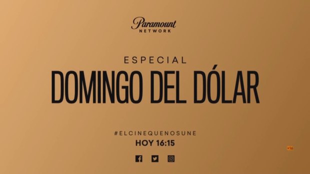 Domingo del Dólar. Hoy 28-03-21 a partir de las 16:15 h en Paramount Network. ¿Cuál es tu favorita?.