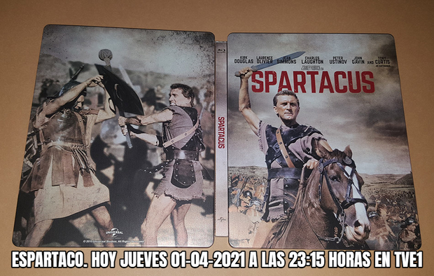 Espartaco + ¿Qué nota le dais a esta pelicula? + Hoy 01-04-2021 a las 23:15 horas en TVE1