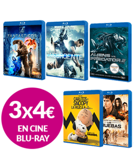 Promoción 3 películas x4 euros en Game