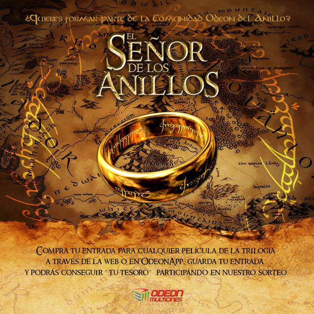 Sorteo en los cines Odeon por el reestreno de El Señor de los Anillos