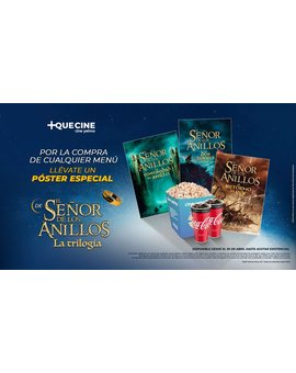 Posters de regalo en Yelmo Cines por el reestreno de El Señor de los Anillos