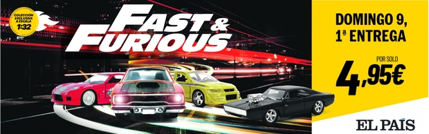Colección coches Fast & Furious con El Pais