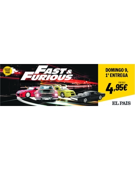Colección coches Fast & Furious con El Pais