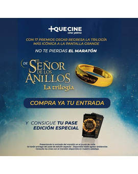 Pase exclusivo en Yelmo Cines para el maratón de la trilogía de El Señor de los Anillos.