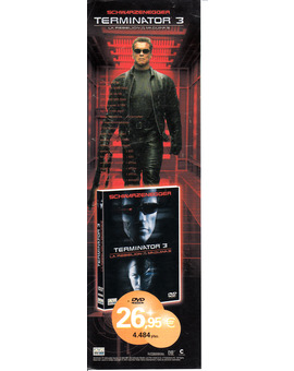 Eran otros tiempos... folleto de la puesta a la venta de Terminator 3 en DVD.