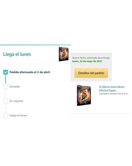 Pues parece que El Último Gran Héroe por fin tiene fecha de entrega.