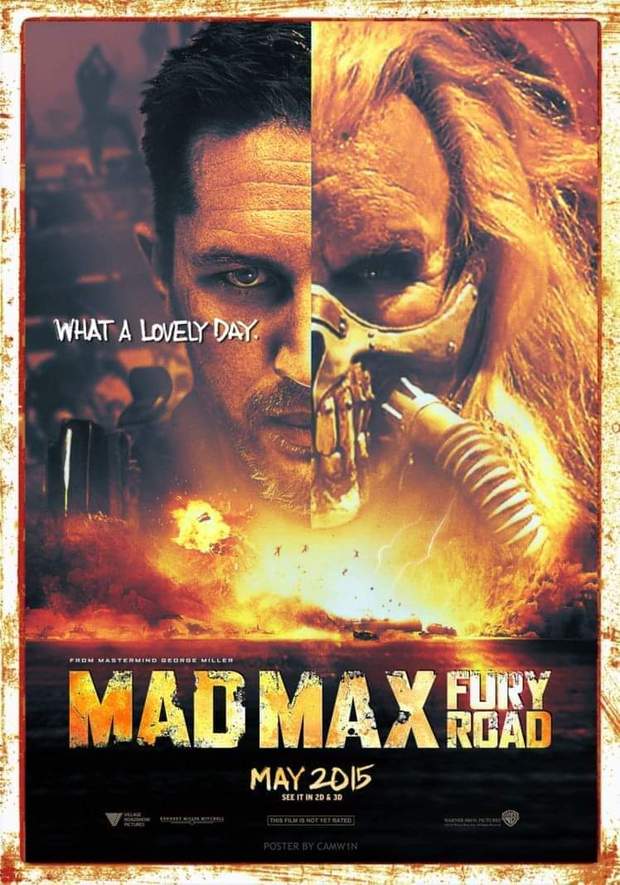 Mad Max Fury Road. Póster