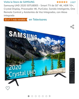 Samsung TU8005 Crystal UHD 2020. ¿Que tal está TV?, ¿Alguno la tenéis?.