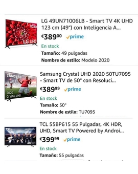 ¿Cuál de estos 3 televisores es mejor y recomendais comprar?.