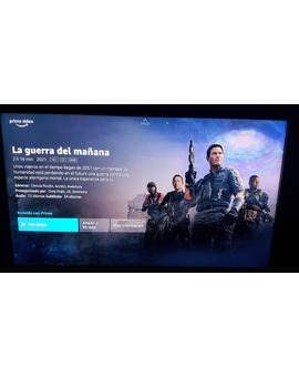 La Guerra del Mañana. Desde hoy 2 de Julio ya disponible en Prime Video.