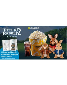 Cinesa regala conejos con sus menús.
