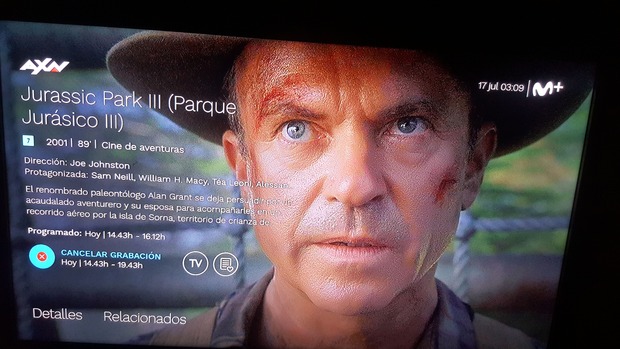 Jurassic Park 3 cumple 20 años. ¿Que escena de la pelicula es tu favorita? + Hoy a las 14:44 en AXN