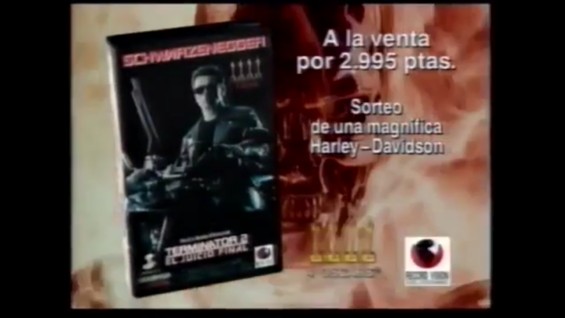 Terminator 2 El Juicio Final: VHS TV Spot. Eran otros tiempos.