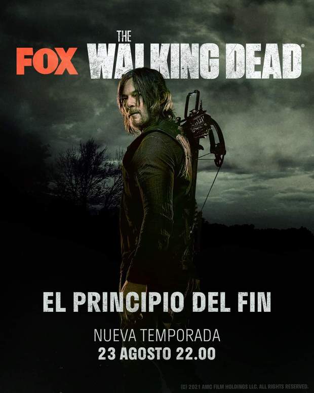The Walking Dead. Poster temporada final.