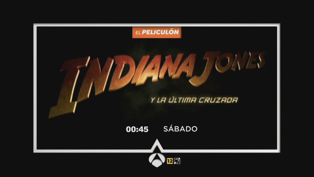La Última Cruzada + ¿Qué nota le dais a esta peli? + Hoy 28-08-2021 a las 00:45 h en Antena 3
