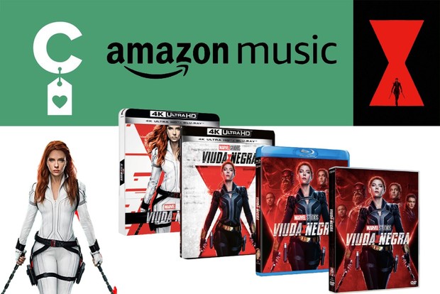 Compra ahora la película de 'Viuda Negra' y consigue 90 días de Amazon Music gratis