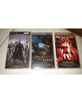 Matrix, El Pacto de los Lobos y Resident Evil. Mis Compras UMD 28-09-2021.