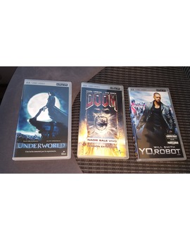 Underworld, Doom y Yo Robot. Mi Compra UMD 28-09-2021.
