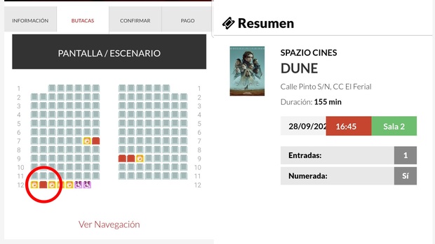 Pues al final va a ser cuestión de saber elegir bien el día, la sesión y la hora...