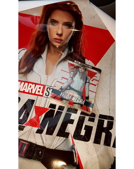 Viuda Negra Steelbook 4K UHD y BR + Póster de cine en Game de regalo: Mi Compra 20-10-2021.