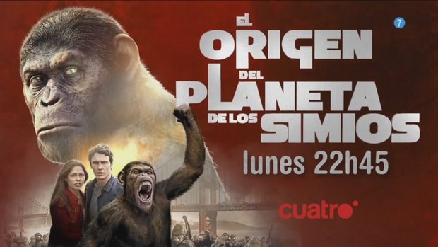 El origen del Planeta de los Simios + ¿Qué nota le dais? + El Lunes 22-11-2021 a las 22:45 en Cuatro