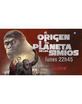 El origen del Planeta de los Simios + ¿Qué nota le dais? + El Lunes 22-11-2021 a las 22:45 en Cuatro