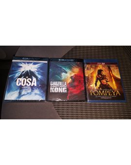 La Cosa, Godzilla vs Kong y Pompeya: Mis Compras 22-11-2021