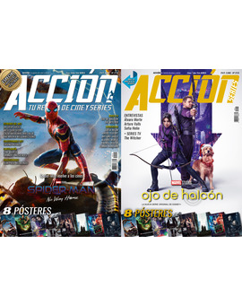 Acción Cine. Portada y Posters Diciembre 2021. ¡8 posters de nuevo!