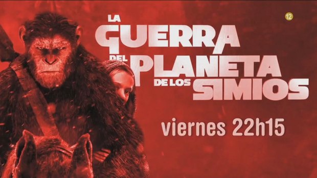 La Guerra del Planeta de los Simios + ¿Qué nota le dais? + El 03-12-2021 a las 22:15 horas en Cuatro