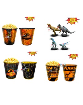 Material promocional de Jurassic World Dominion para repartir con los menús de algunos cines.