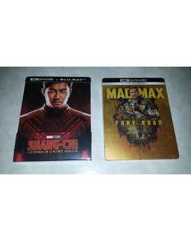 Shang-Chi y la leyenda de los diez anillos + Mad Max Fury Road: Mi Compra 4K Steelbook 10-12-2021