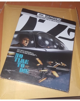 Sin Tiempo para Morir Steelbook 4K UHD + Blu-Ray. Mi Compra 24-01-2022.