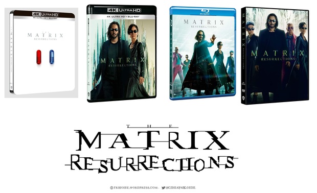 Matrix Resurrections. Diseños ediciones Españolas.