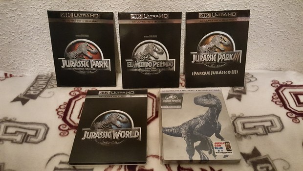 Mi colección 4K jurásica.