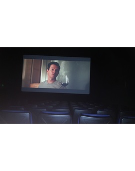Así de llena estaba esta noche la sala de cine para ver Uncharted.