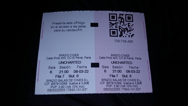 Uncharted: Mi Critica y mi Entrada [Sin Spoilers]. Nota: 8/10. Sorpresa de las buenas.