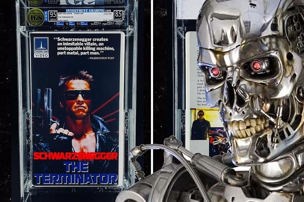 Se vende en una subasta una copia VHS de 'The Terminator' por 28.650 euros
