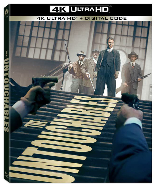Portada edición sencilla 4K de "Los intocables".