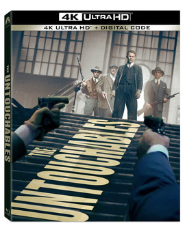 Portada edición sencilla 4K de "Los intocables".