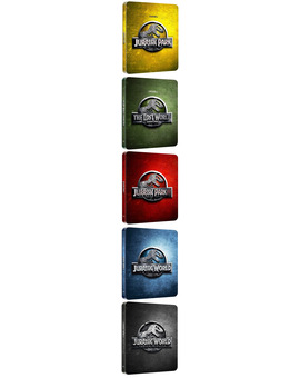 Nuevo vistazo a los diseños de los steelbooks de Jurassic Park / World en 4K UHD.