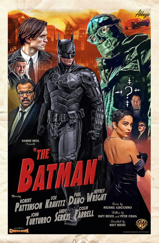 Póster estilo clásico de The Batman