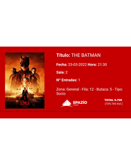 The Batman: Mi Critica y mi Entrada [Sin Spoilers]. Nota: 9.5/10. ¡Peliculón!.